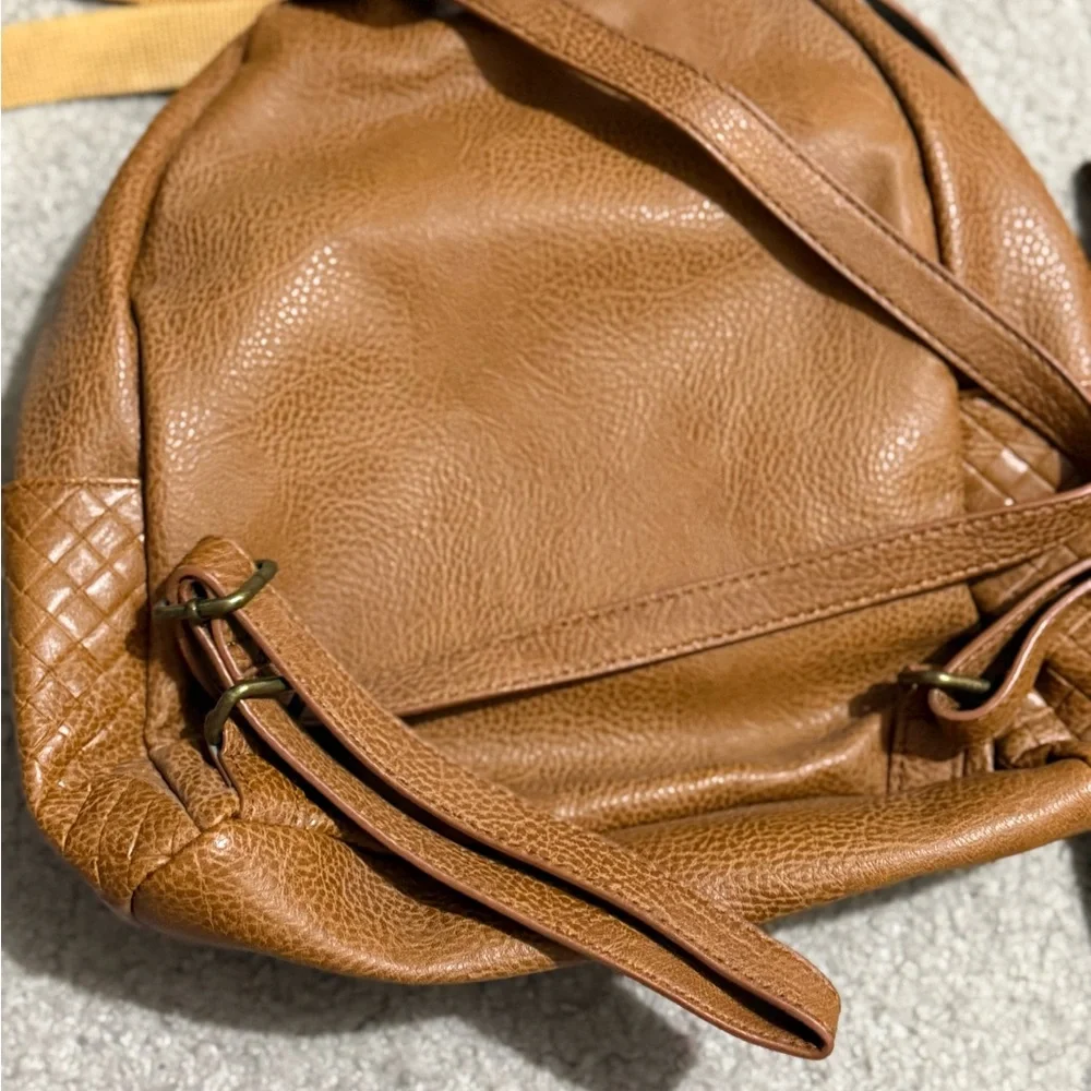 Target Tan Textured Backpack - Picture 2 of 3